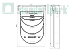 Купить Заглушка пескоуловителя 68018-М по выгодной цене Заглушка пескоуловителя 68018-М - Стандартпарк, рис. 2