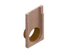 Заглушка торцевая полимербетонная для блока монолитного 67519-09 - Стандартпарк, рис. 2