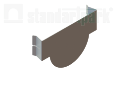 Заглушка стальная для лотков CompoMax DN150 H1601