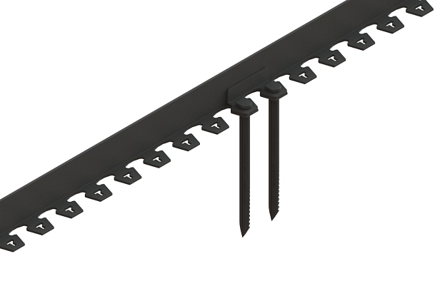 Купить Бордюр пластиковый "New Fix Roll" H52 (комплект) черный по выгодной цене Бордюр пластиковый "New Fix Roll" H52 (комплект) черный, рис. 2