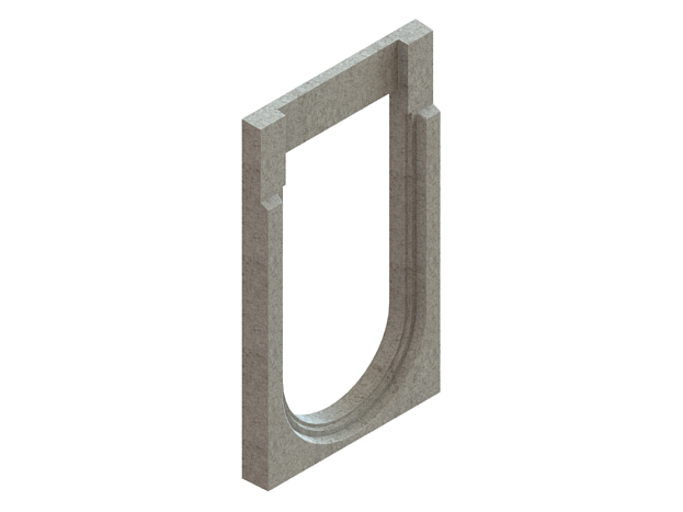 Переходник ревизионный полимербетонный конечный 67549-К, рис. 2