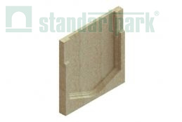 Заглушка торцевая полимербетонная для блока монолитного конечная 67719-4К - Стандартпарк, рис. 1