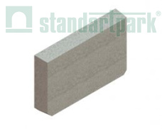 Заглушка торцевая полимербетонная для лотка водоотводного полимербетонного 6721-2-С серая - Стандартпарк1