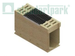 Блок монолитный водоотводный CompoMax ревизионный с решёткой щелевой чугунной ВЧ DN300 h61 кл. E (комплект) 0779057 - Стандартпарк1