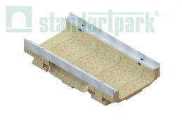 Лоток водоотводный CompoMax Drive полимербетонный DN200 H100 полуметровый1