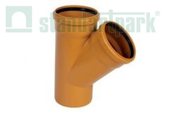 Купить Тройник канализационный 160*160*45гр (НАРУЖНЫЙ) по выгодной цене Тройник канализационный 160*160*45гр (НАРУЖНЫЙ)1