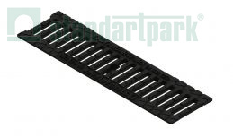 Решетка водоприемная Basic DN100 чугунная щелевая "протектор" кл. С250 - Стандартпарк1