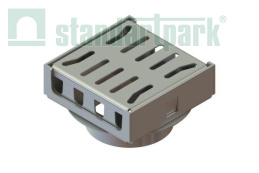 Трап водоотводной 150х150 из нержавеющей стали - Стандартпарк, рис. 3