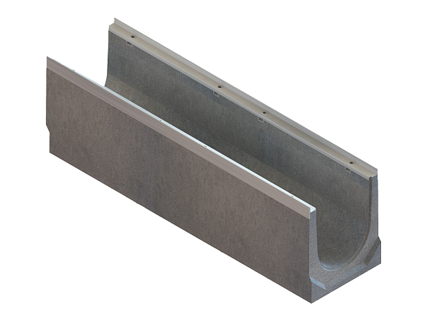 Лотки водоотводные бетонные BetoMax Drive  DN200 с внутренним уклоном h200-h360 под решетку кл. С250, рис. 3