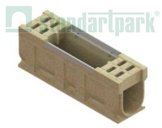 Блок монолитный водоотводной ревизионный к ПУ CompoMax полимербетонный DN200 H360 кл. С250 - Стандартпарк1