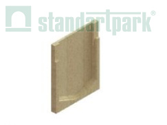 Заглушка торцевая полимербетонная для блока монолитного конечная 67719-5К - Стандартпарк, рис. 1