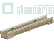 Купить Лоток водоотводный полимербетонный CompoMax Basic DN100 h100 по выгодной цене Лоток водоотводный полимербетонный CompoMax Basic DN100 h100 - Стандартпарк, рис. 3