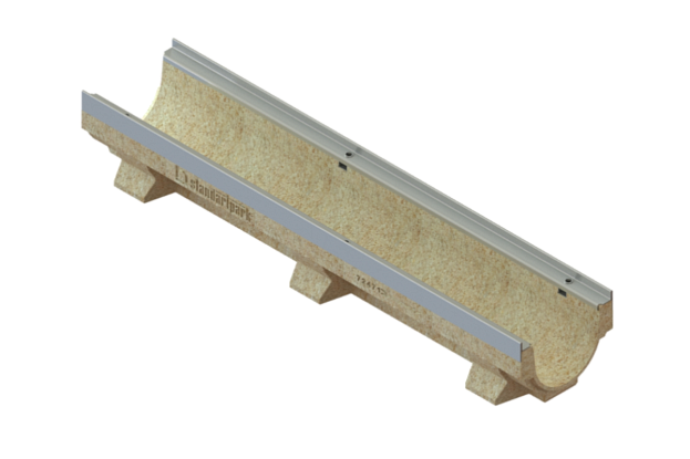 Лоток водоотводный полимербетонный CompoMax Drive DN150 h160, рис. 2