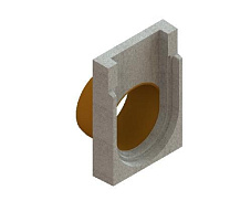 Заглушка торцевая полимербетонная для блока монолитного с водоотводом 67819-09 - Стандартпарк, рис. 3