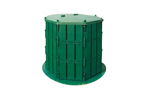 Компостер садовый с крышкой «Плюс» 600 литров для благоустройства от Стандартпарк, рис. 1