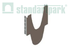 Переходник универсальный оцинкованная сталь для пескоуловителя полимербетонного H160, 61048V-П-D-51