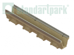 Купить Лоток водоотводный полимербетонный CompoMax Drive DN100 h160 по выгодной цене Лоток водоотводный полимербетонный CompoMax Drive DN100 h1601