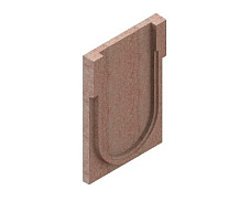 Заглушка торцевая полимербетонная для блока монолитного начальная 67219-5Н - Стандартпарк, рис. 2