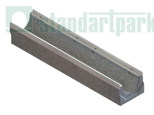 Лотки водоотводные бетонные BetoMax Drive DN150 каскадом h210-h310, рис. 1