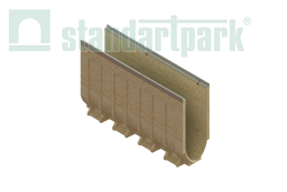Лотки водоотводные полимербетонные CompoMax Drive DN200 каскадом h415-610 под решетки кл.С, рис. 2