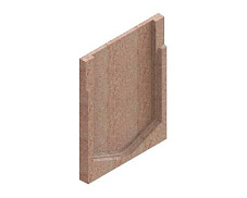 Заглушка торцевая полимербетонная для блока монолитного конечная 67719-5К - Стандартпарк, рис. 2