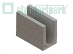 Лотки водоотводные бетонные BetoMax Plus DN300 с внутренним уклоном h270-770 - Стандартпарк1