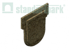 Купить Заглушка торцевая полимербетонная для лотка водоотводного полимербетонного 6721-D по выгодной цене Заглушка торцевая полимербетонная для лотка водоотводного полимербетонного 6721-D1