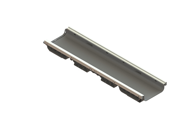 Лоток водоотводный пластиковый PolyMax Basic DN200 h80, рис. 2