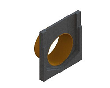 Заглушка торцевая полимербетонная для блока монолитного с водоотводом 67719-4-09 - Стандартпарк, рис. 4