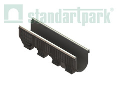 Лоток водоотводный пластиковый PolyMax Basic DN200 h300  - Стандартпарк, рис. 2