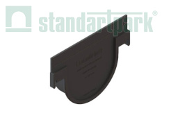 Заглушка глухая пластиковая для лотков водоотводных пластиковых 8020-М/80201-М - Стандартпарк, рис. 2