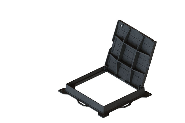 Люк чугунный квадратный класса С250 600х600, рис. 2