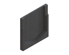 Заглушка торцевая полимербетонная для блока монолитного конечная 67719-4К - Стандартпарк, рис. 4