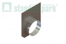 Заглушка торцевая с водоотводом для лотка бетонного 4969/20-20 - Стандартпарк1