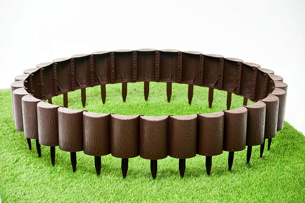 Декоративное ограждение «Садовый конструктор» (цвет коричневый), рис. 3