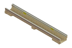 Лоток водоотводный полимербетонный CompoMax Basic DN100 h80 - Стандартпарк
