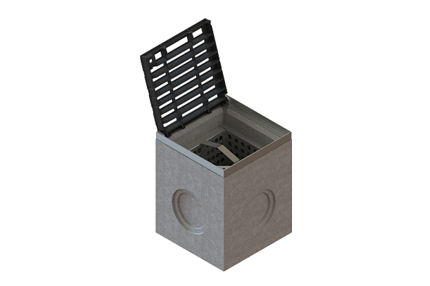 Корзина для дождеприемного колодца оцинкованная сталь 6179-D, рис. 2