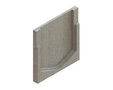 Заглушка торцевая полимербетонная для блока монолитного конечная 67719-4К - Стандартпарк, рис. 3