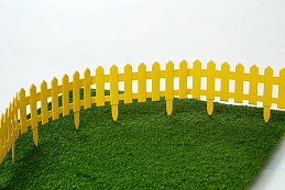 Стандартпарк предлагает Садовое ограждение «Палисадник» (цвет желтый), рис. 3