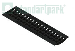 Решетка водоприемная Basic DN100 чугунная ячеиcтая кл. С250 - Стандартпарк1