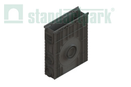 Пескоуловитель сборный пластиковый PolyMax Basic DN100 h615 высокий борт - Стандартпарк1
