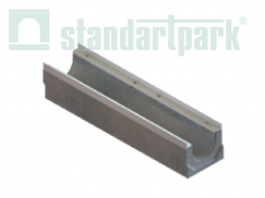 Купить Лоток водоотводный BetoMax DN160 бетонный Н21 по выгодной цене Лоток водоотводный BetoMax DN160 бетонный Н21 - Стандартпарк1