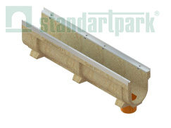 Лоток водоотводный CompoMax Drive полимербетонный усиленный H260 кл.С,D,Е, рис. 2