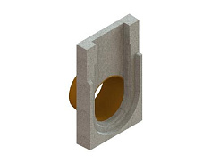 Заглушка торцевая полимербетонная для блока монолитного с водоотводом 67019-09 - Стандартпарк, рис. 3