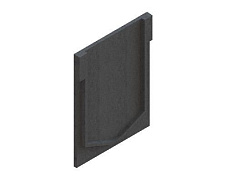 Заглушка торцевая полимербетонная для блока монолитного начальная 67719-5Н - Стандартпарк, рис. 4