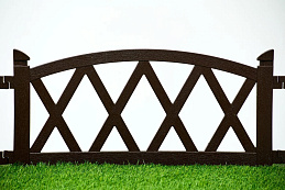 Стандартпарк предлагает Садовое ограждение «Арка» (цвет коричневый), рис. 5